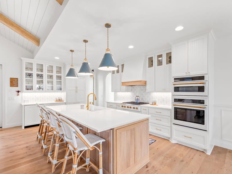 Kitchen with island seating